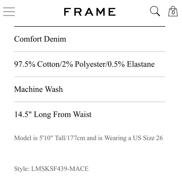 NWT Le Mini Skirt Split Front (in macey) - Picture 3 of 5